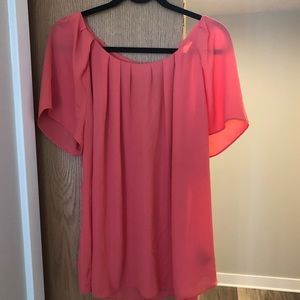Coral work Blouse Size 1X